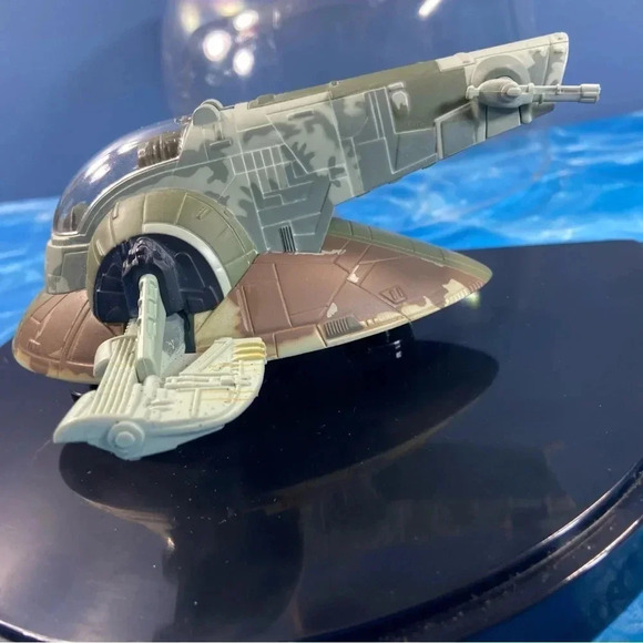 Star Wars - Boba Fett SLAVE 1 Ultra Titanium Series Diecast  Vehicle Hasbro 2006 - Picture 10 of 16